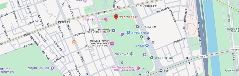 COEX 위치 지도